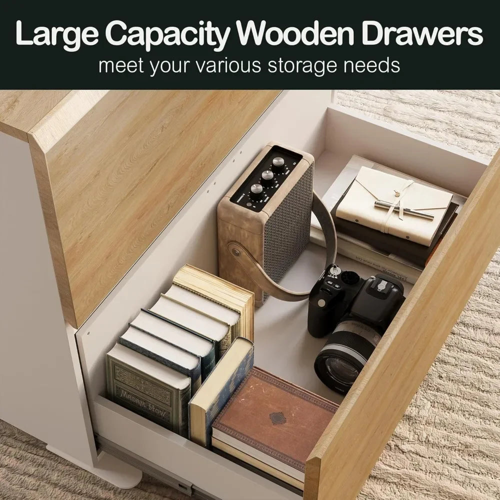 2-Drawer Lateral File Cabinet - 31W x 28H w/ Anti-Tilt