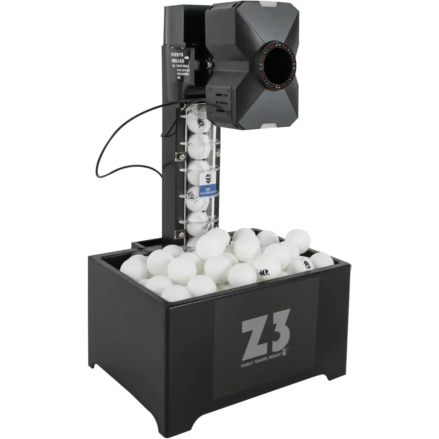 Ping Pong Ball Machine with Net and 100 Balls