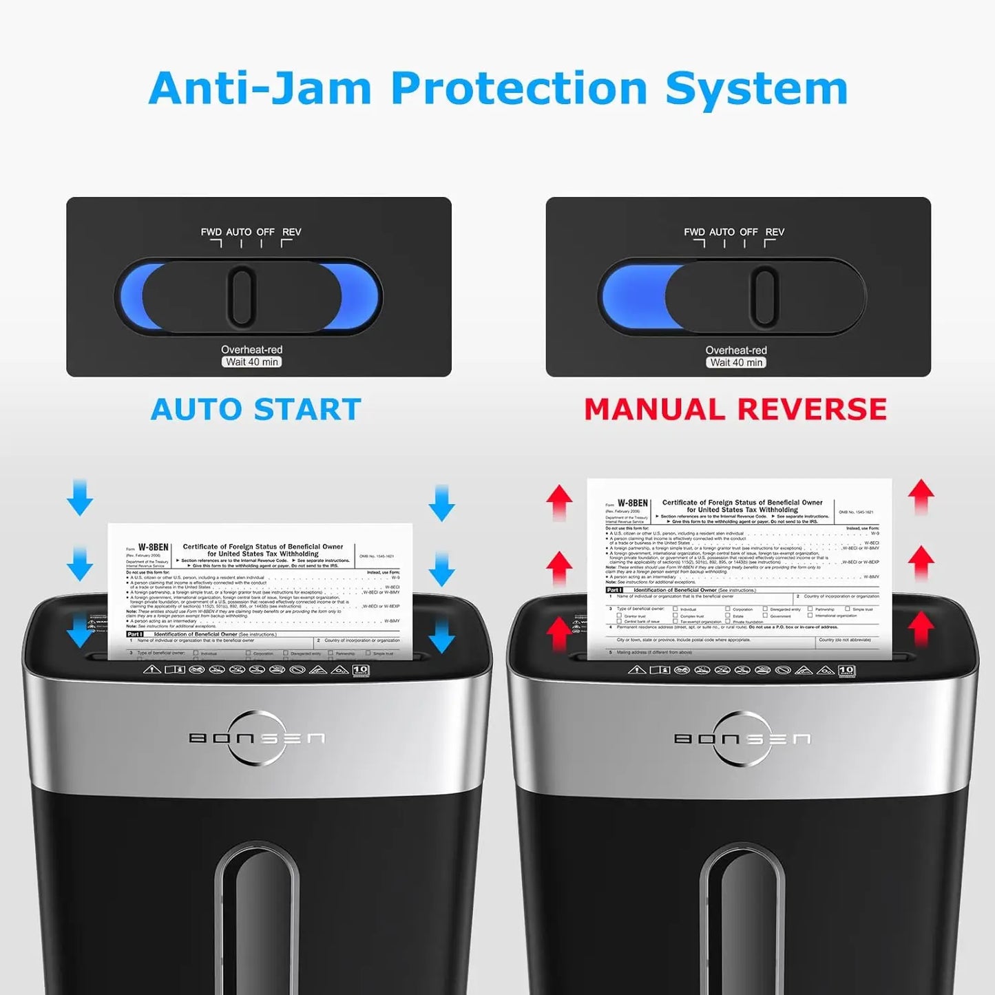 10-Sheet Cross-Cut Home Office Shredder P-4 Security.