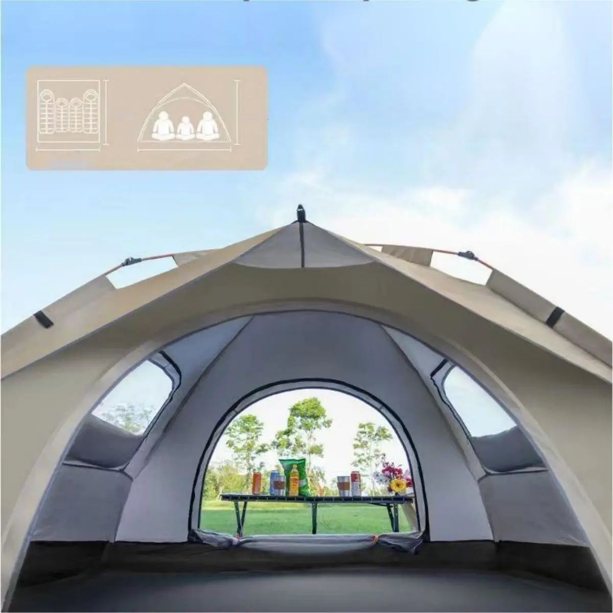 Automatic Quick-opening Travel Camping Tent