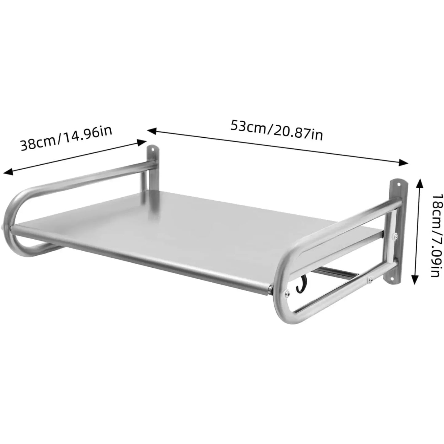 Stainless-Steel Heavy-Duty Kitchen Organizer Rack