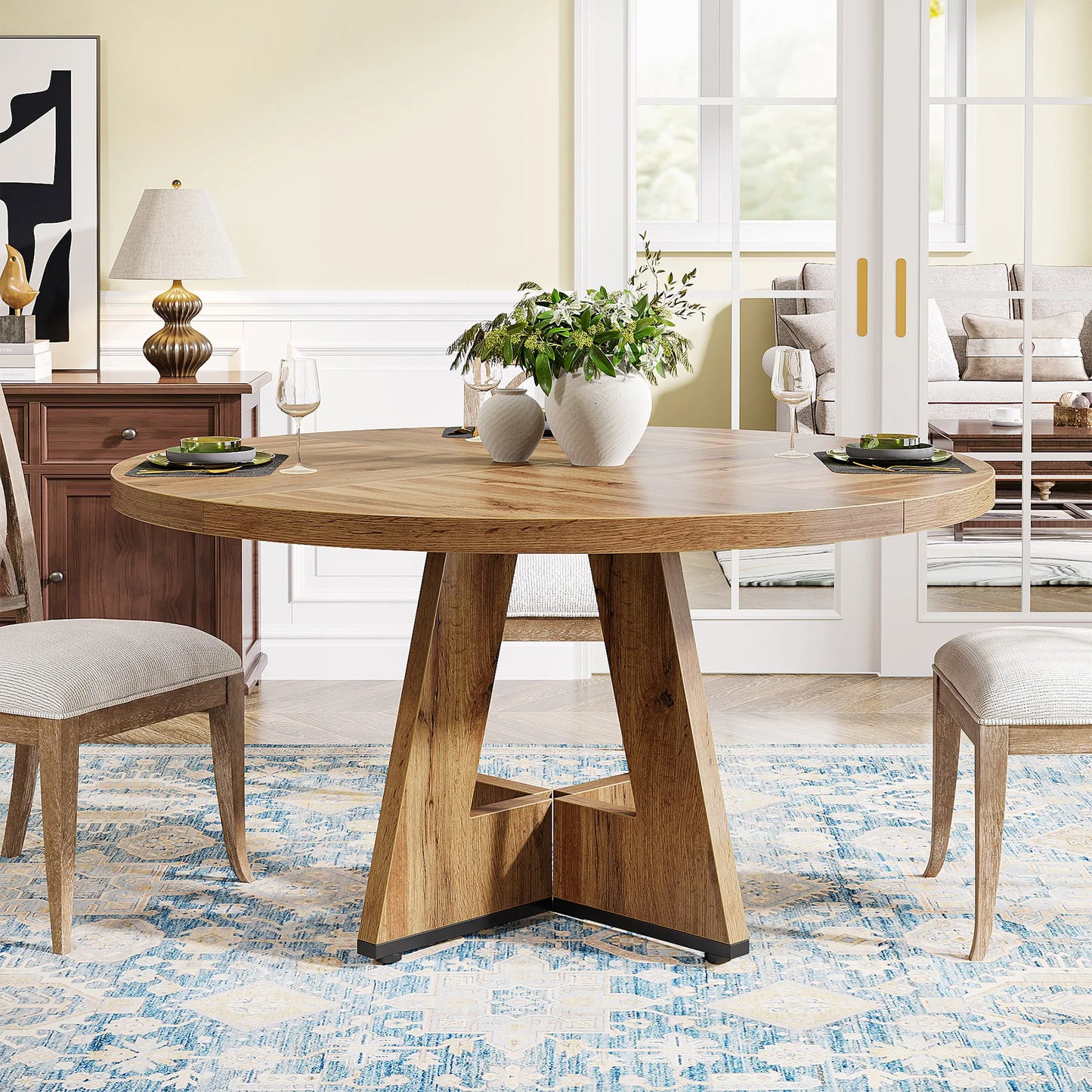 47 Inch Round Dining Table