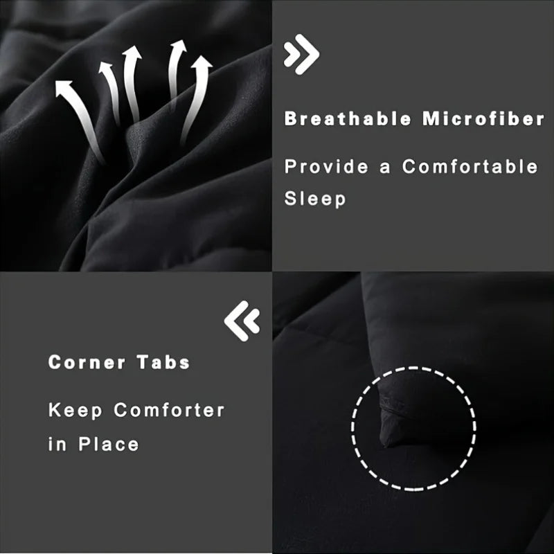 Soft Breathable All Seasons Bedding with 2/3 pcs,1 Comforter