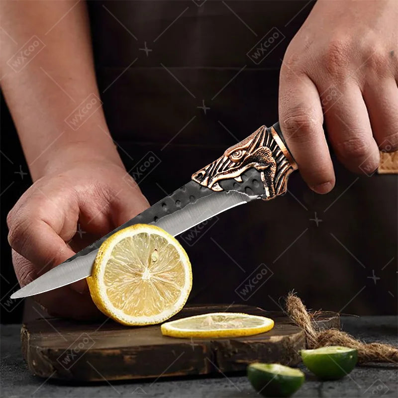 8PCS Stainless steel Professional Kitchen Chef Knife Set