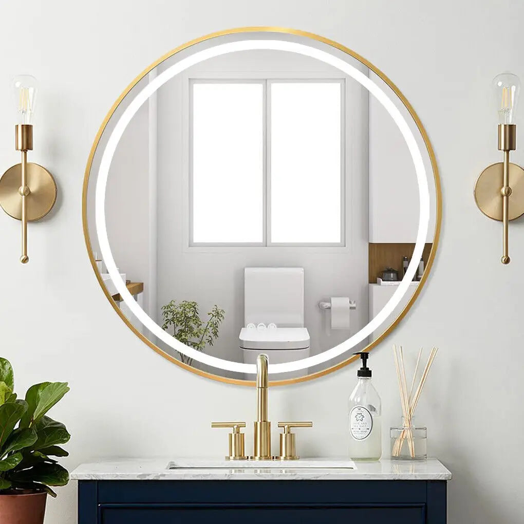 Bathroom Dimmable Fogless Mirror with Detachable Rope