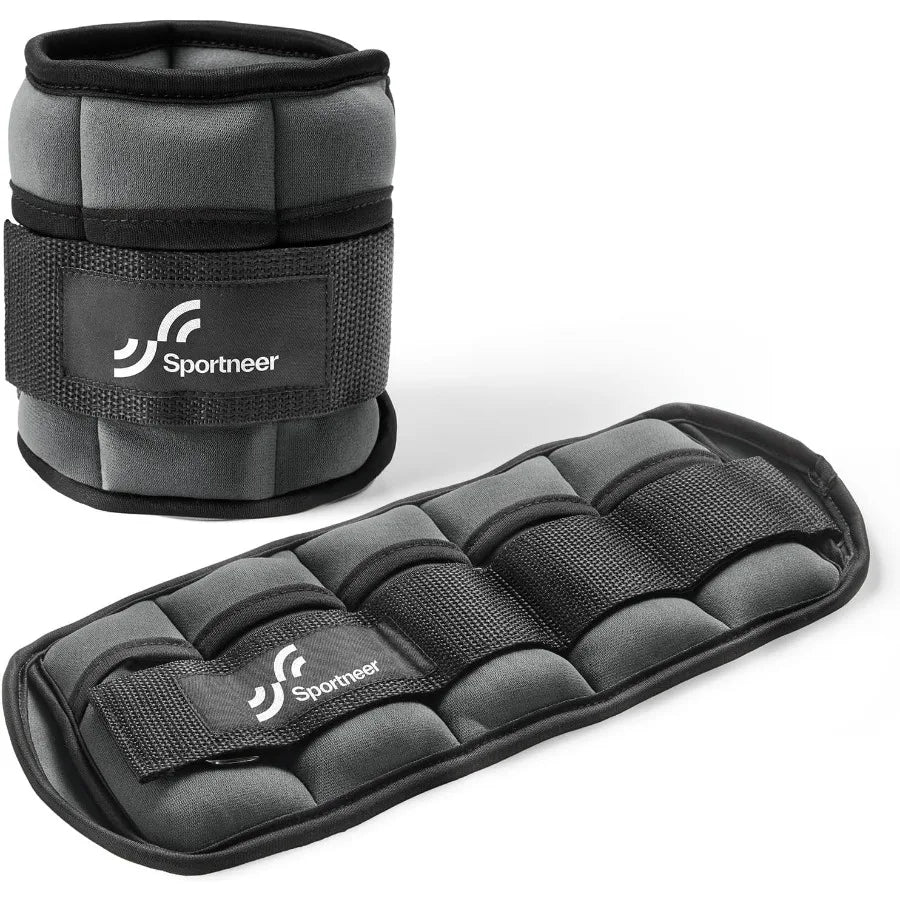 Adjustable Ankle Weights 1 Pair for Women Men