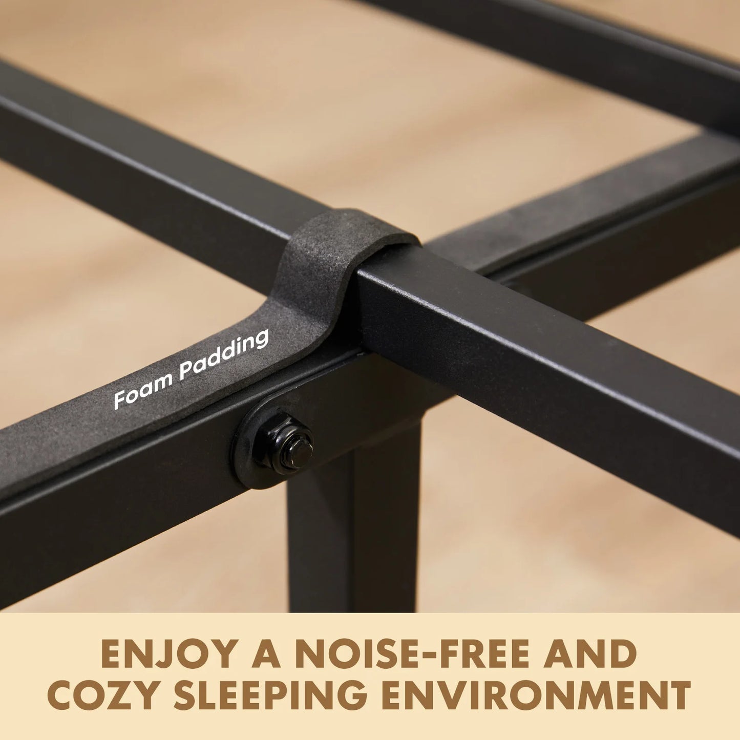 Metal Platform Bed Frame No Box Spring Needed