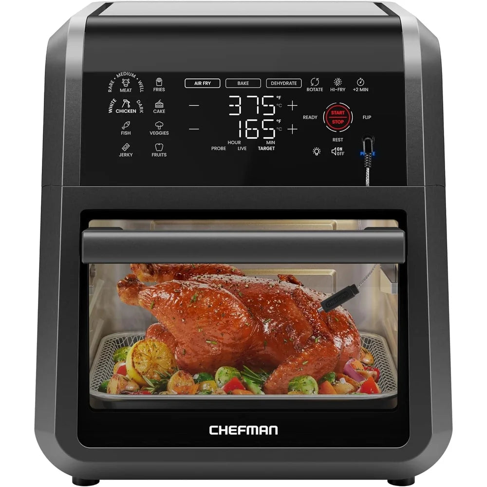 12 Quart 5-in-1 Air Fryer with Smart Thermometer
