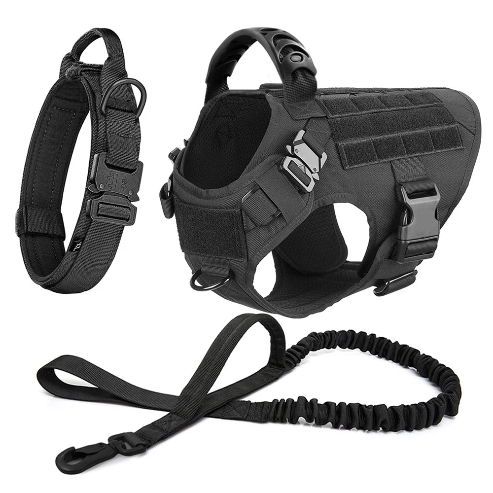Training Walking Vest Dog Harness and Collar for Medium Large Dogs