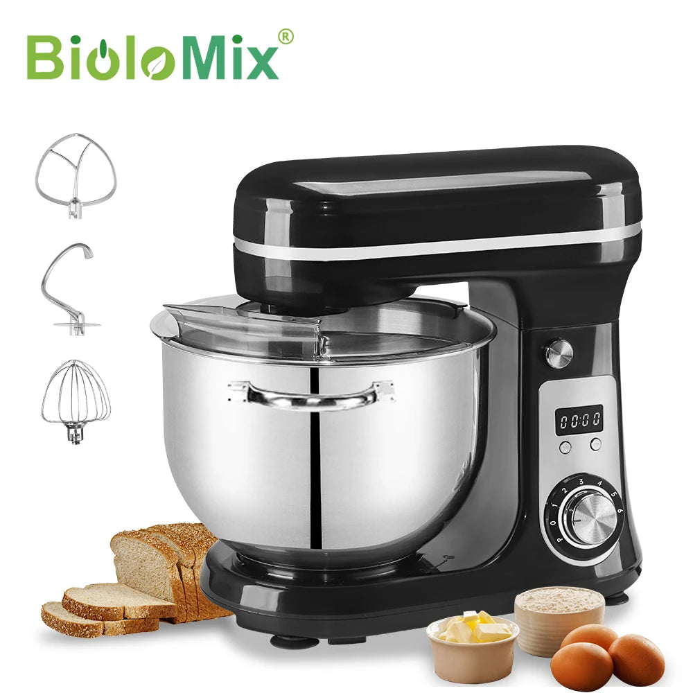 6-Speed, 1200 W Kitchen Food Mixer