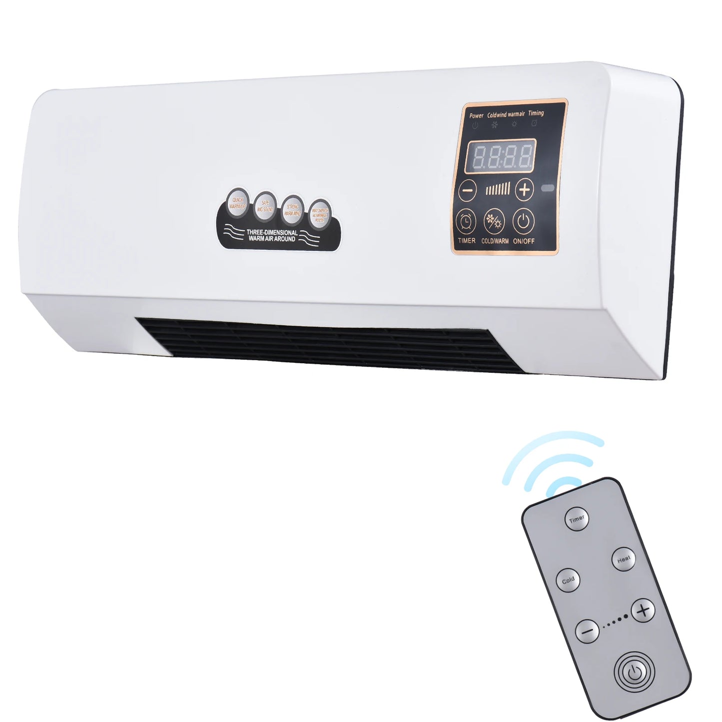 2-in-1 Air Conditioner Heater and Fan Combo