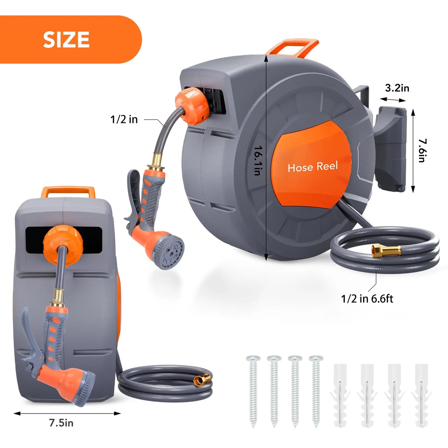 Built to Last, Garden Retractable Hose Reel