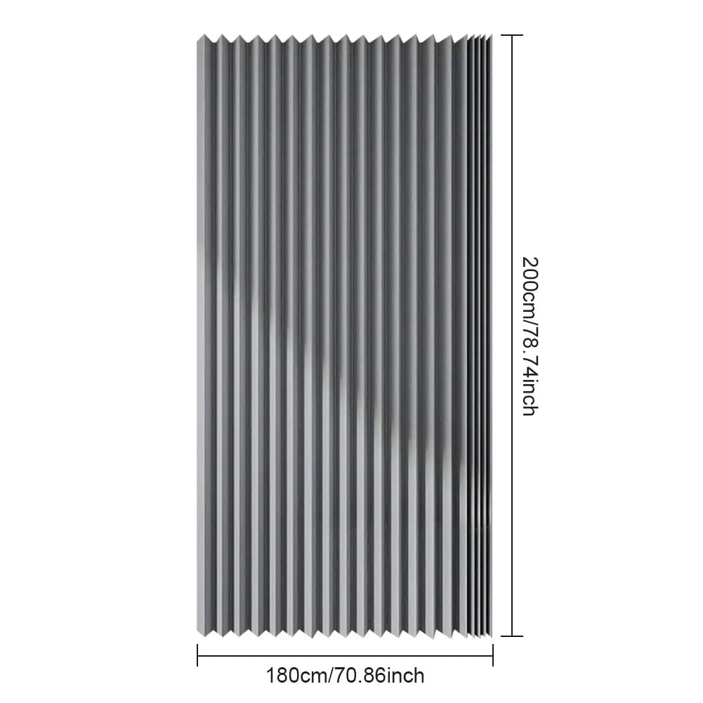 Foldable Magnetic Shower Curtain
