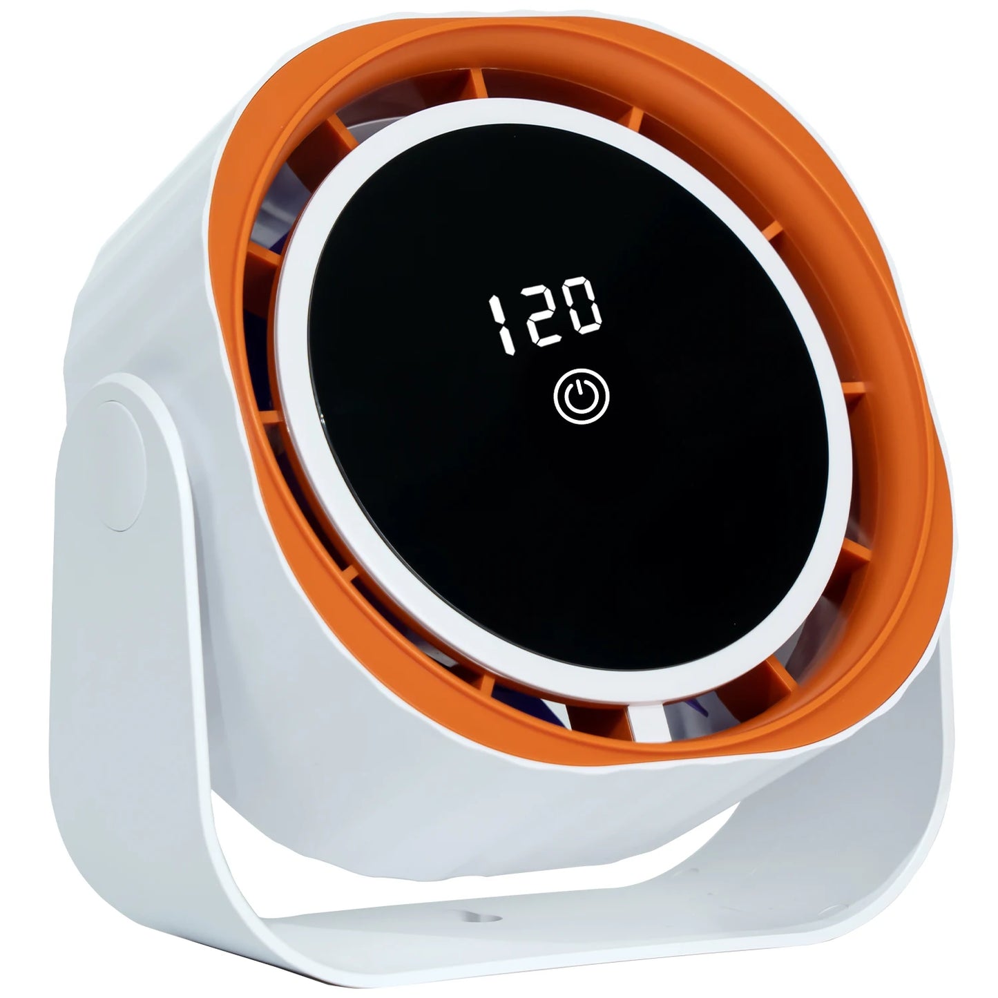 Portable Clip & Desktop Fan, Touch Screen 360° Adjustable