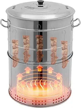 16" Large Portable Charcoal Grills with 50 Skewers