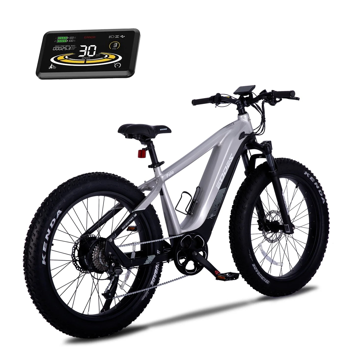 Adult electric bicycle, 26inch thick tire front shock absorber