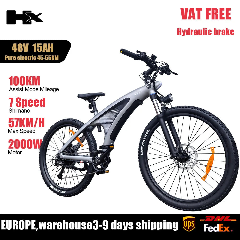 HX Q5 2000W 27.5-inch Electric Mountain Bike