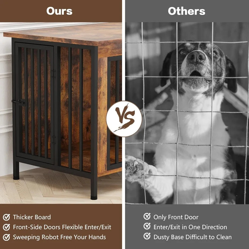 31.5" Chew-Resistant Crates for Small and Medium Dogs