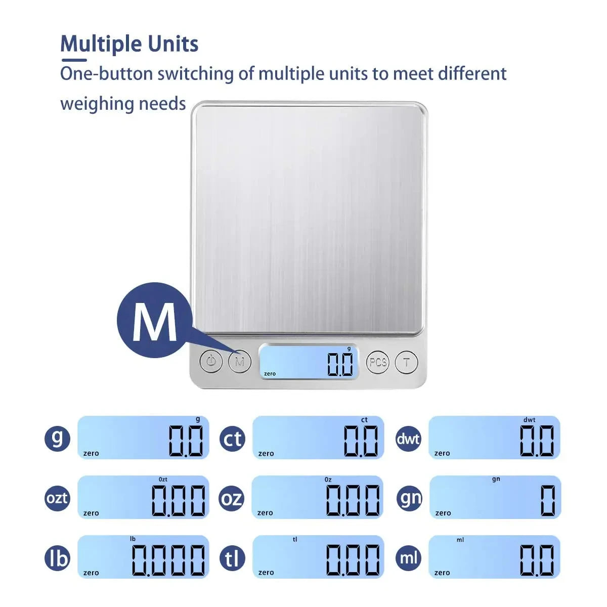 Digital Kitchen Scale 3000g Food Scales Digital Weight Gram and Oz