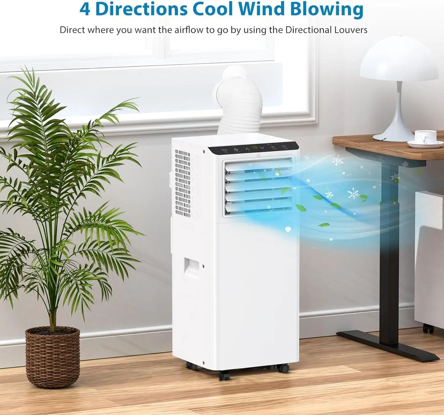 8000BTU Portable Air Conditioners with Remote Control And 24h Timer