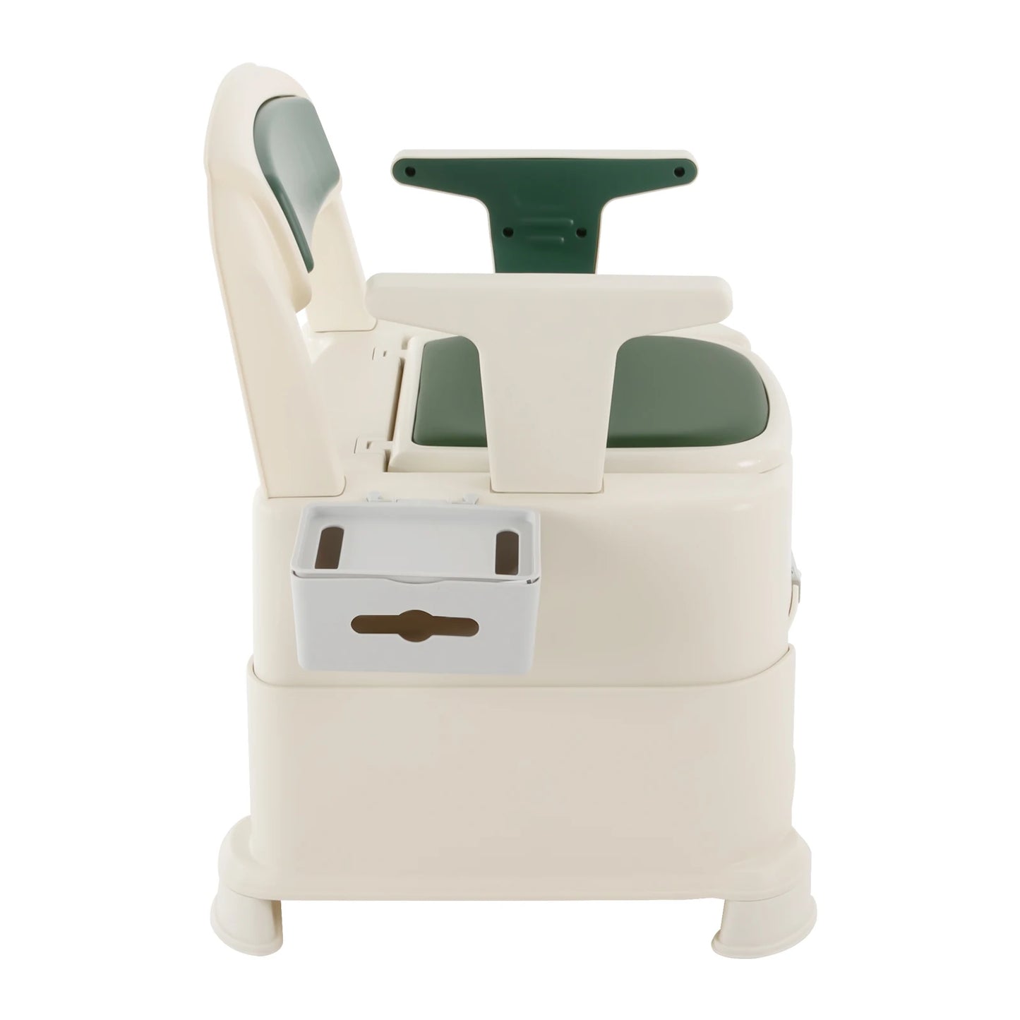 Bedside Commode Toilet with Sensor Night Light