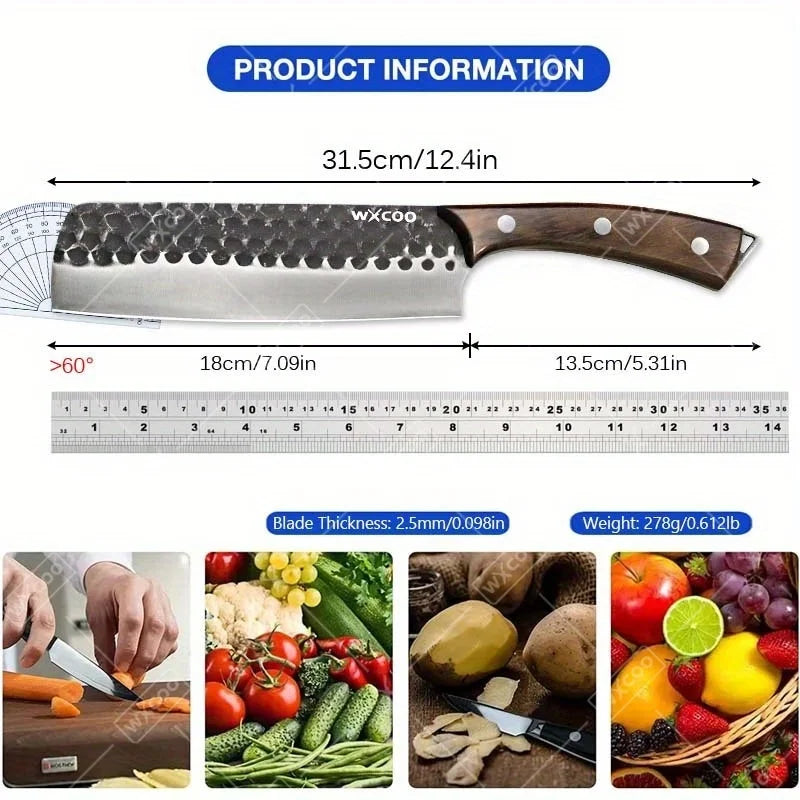 8PCS Stainless steel Professional Kitchen Chef Knife Set