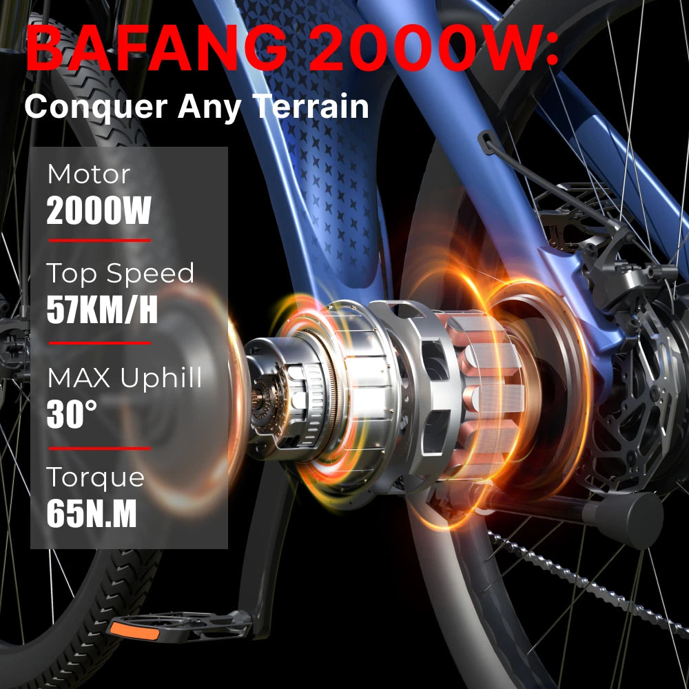 HX Q5 2000W 27.5-inch Electric Mountain Bike