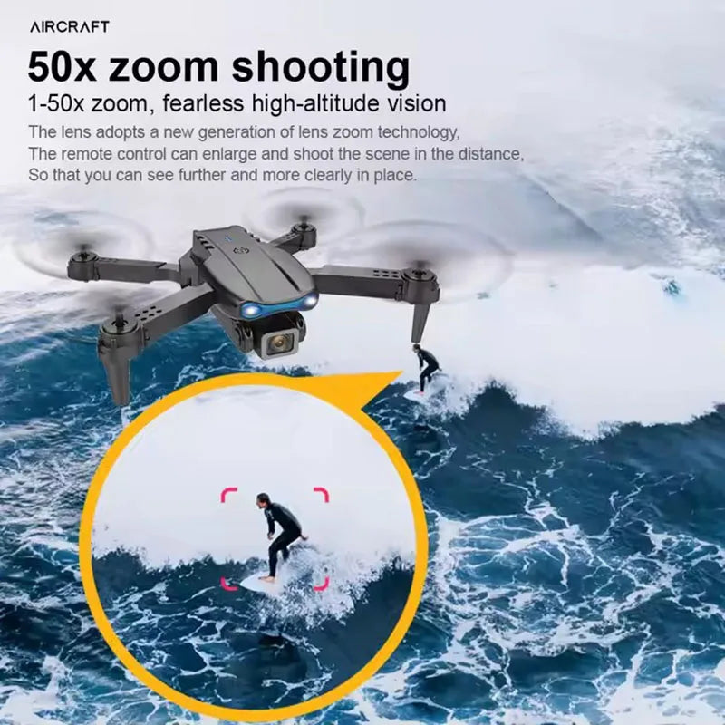 HD Dual Camera E99 Pro RC Mini Drone 4K With Wi-Fi 1080P 720P