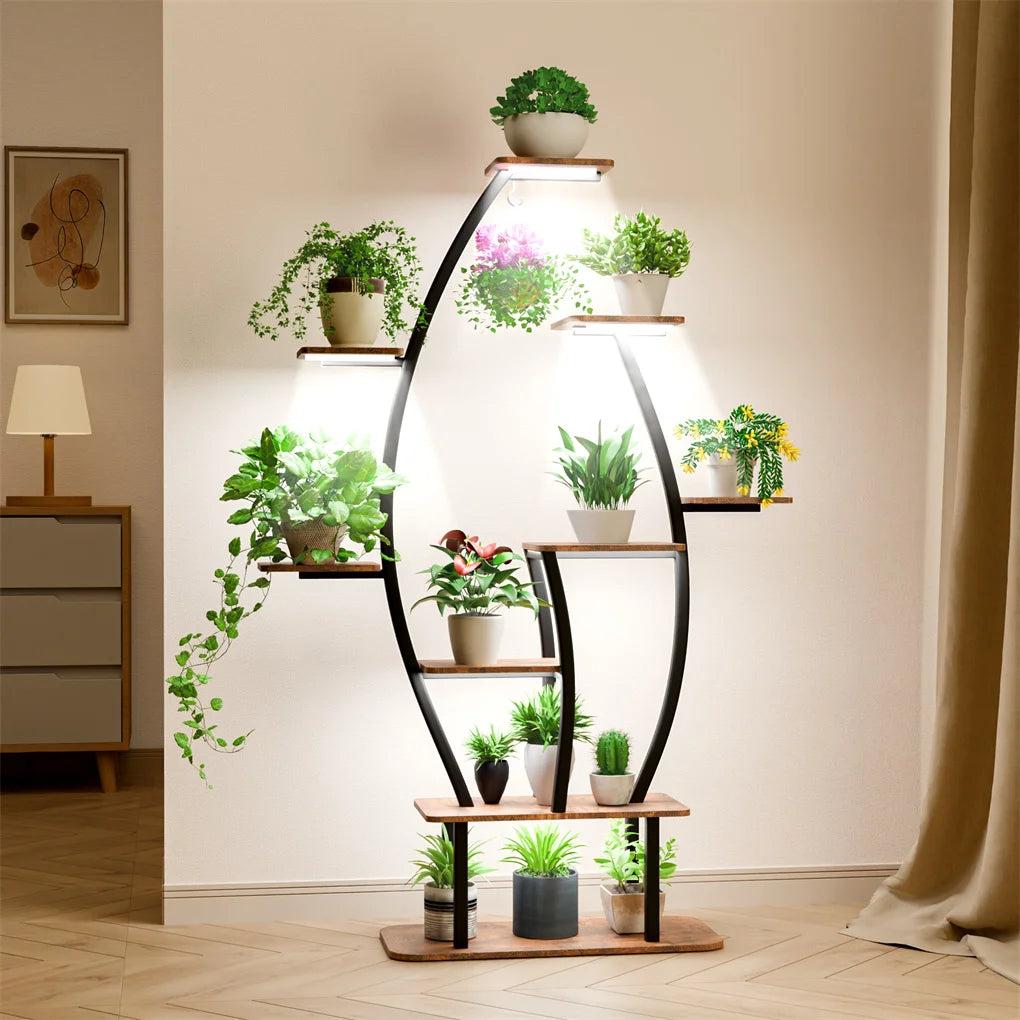 9-Tiered Indoor Plant Stand for Indoor Plants