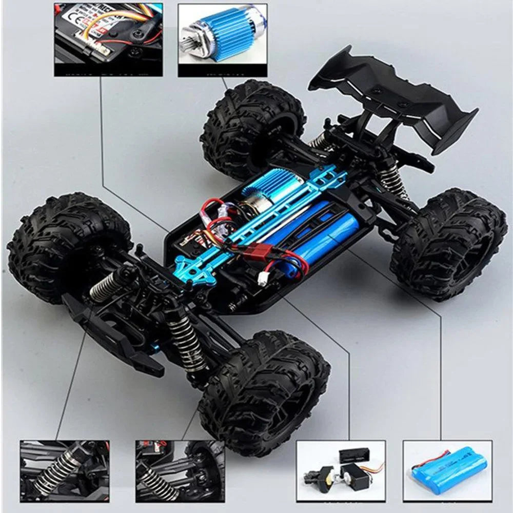 2024 New 1:16 Scale Large RC Control Car 2.4G 4WD Off Road Monster Truck