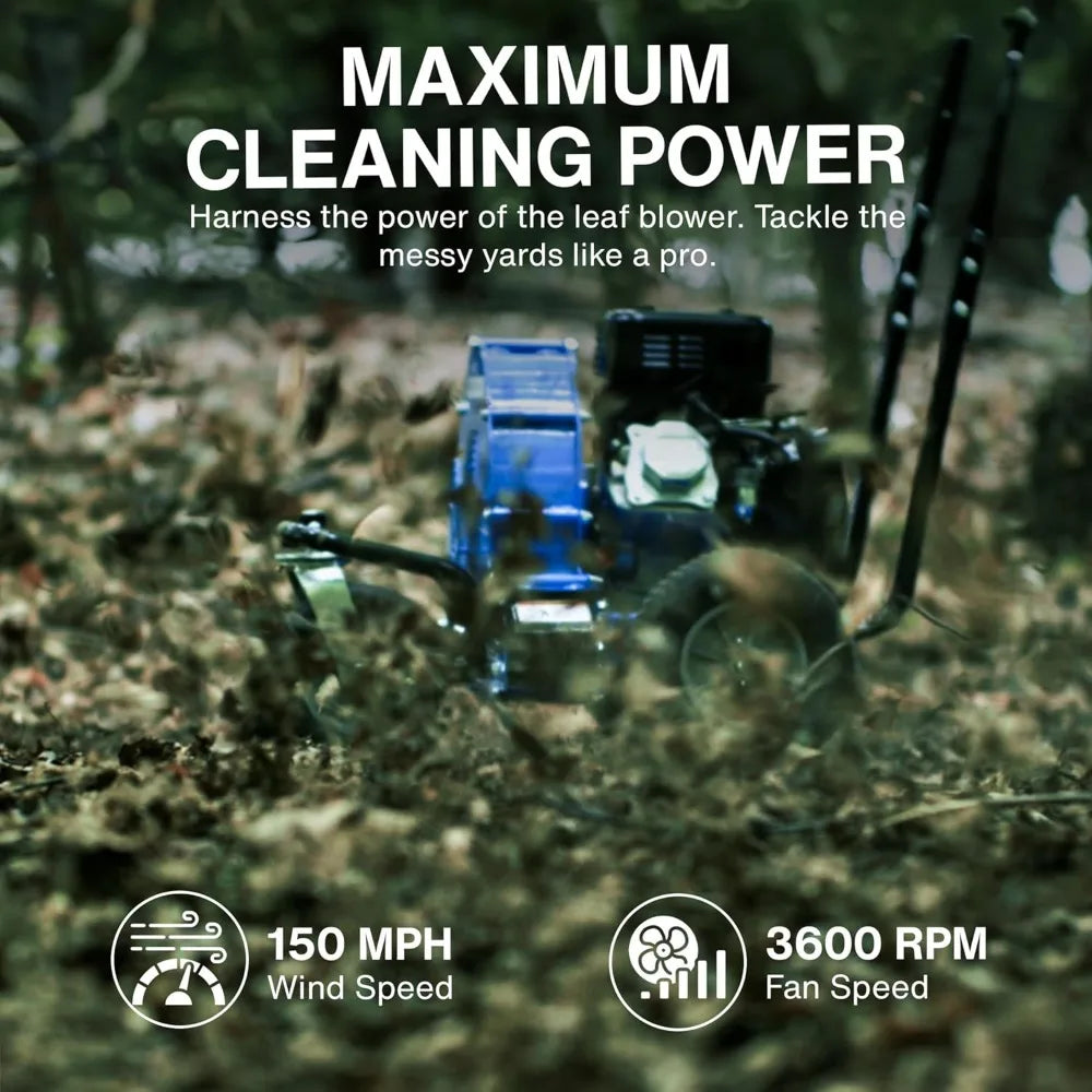 Output Wind Force of 150 MPH Leaf Blower