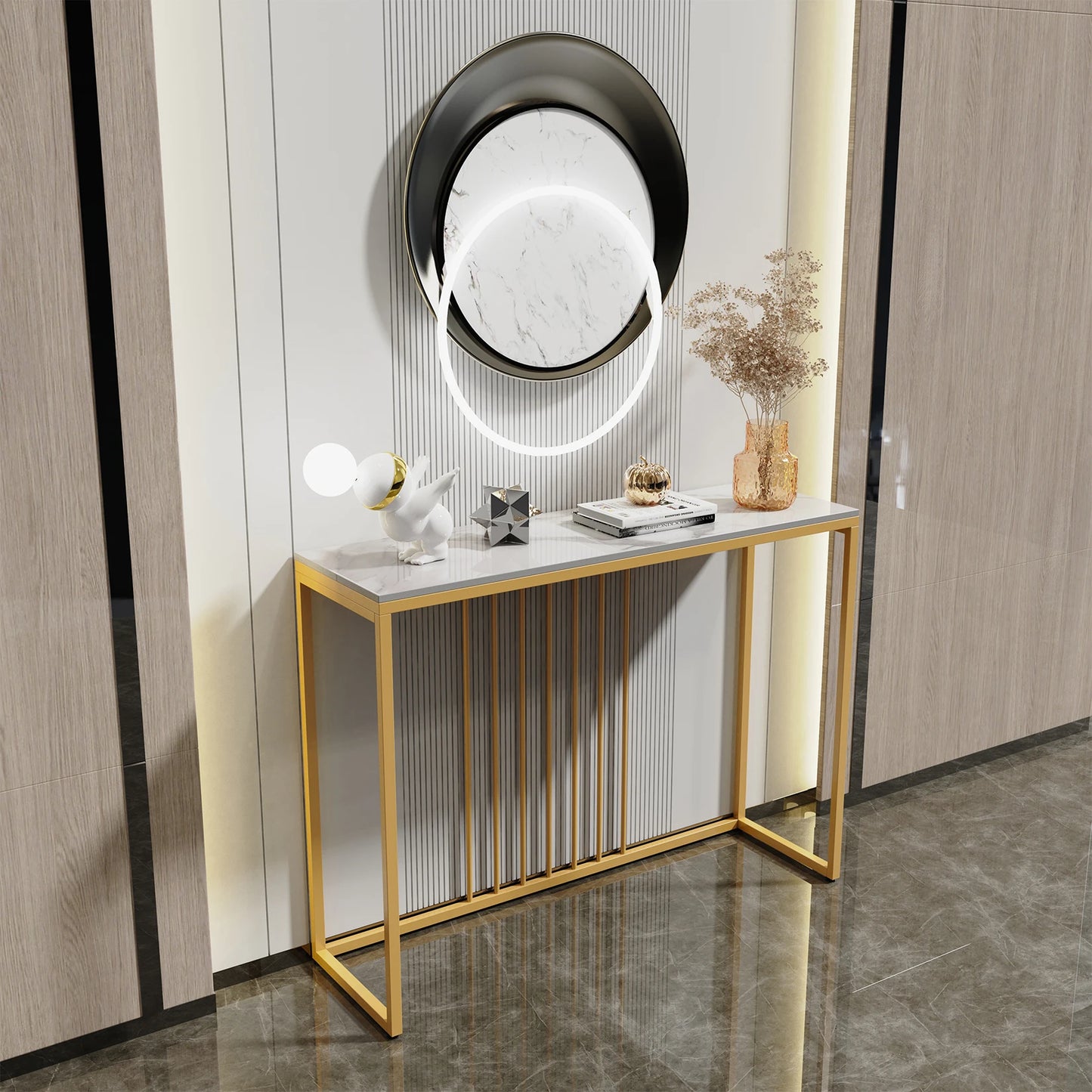 Modern Accent Console Table for Hallway Entryway