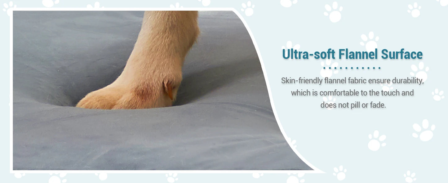 Removable Washable Cover, Gel Memory Foam with Waterproof Lining