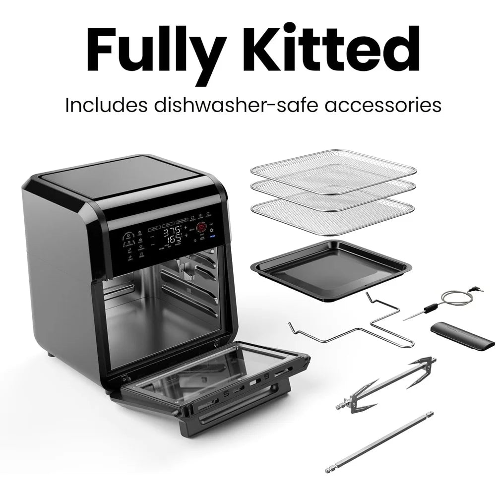 12 Quart 5-in-1 Air Fryer with Smart Thermometer