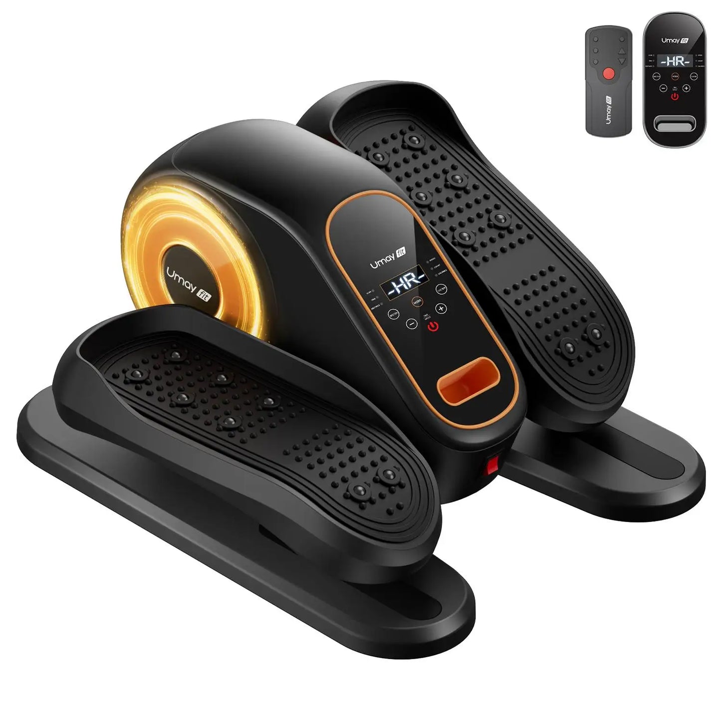 Quiet Portable Under Desk Elliptical for Seniors Compact Training Machine