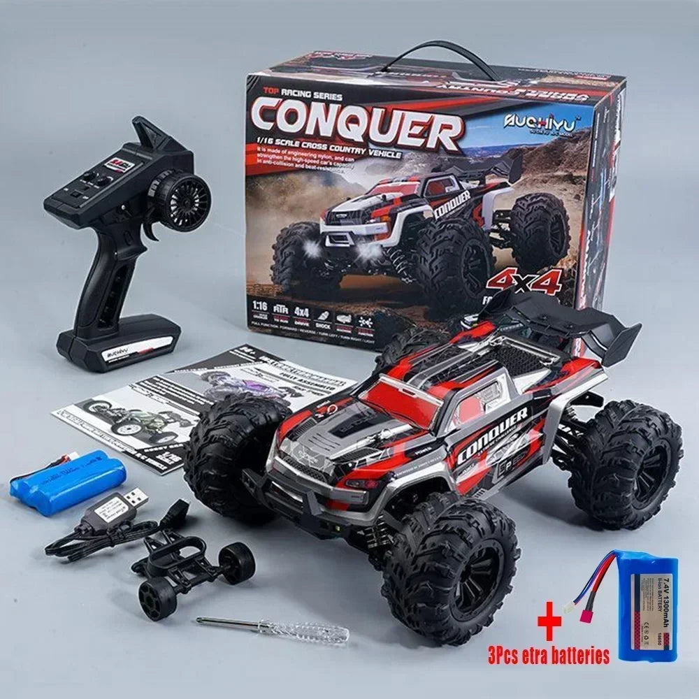 2024 New 1:16 Scale Large RC Control Car 2.4G 4WD Off Road Monster Truck