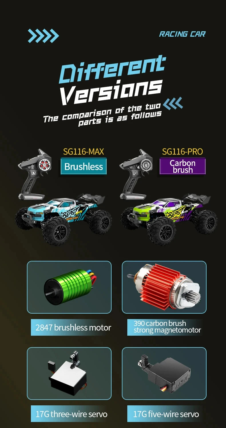 4WD RC Professional Racing 2.4G High Speed Off-Road Drift Car