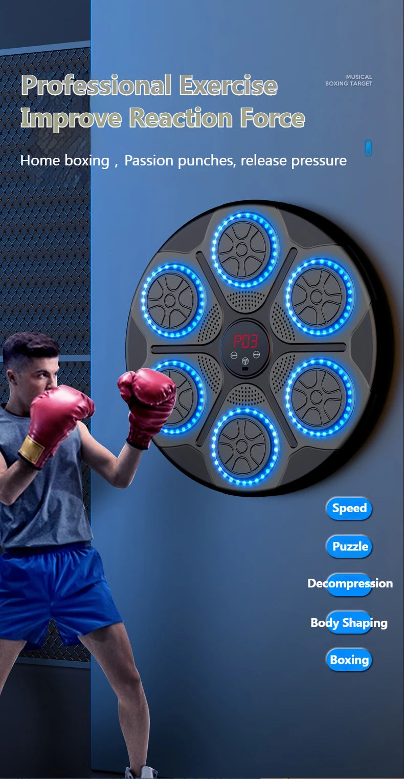 New Music Boxing Machine Trainer Punching Equipment