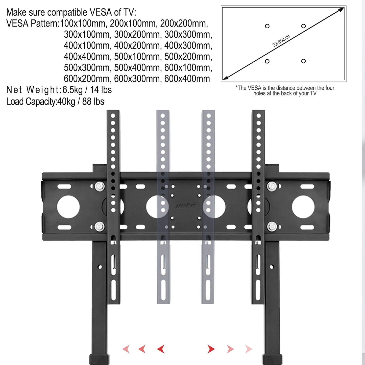 TV Height Adjustable Stand