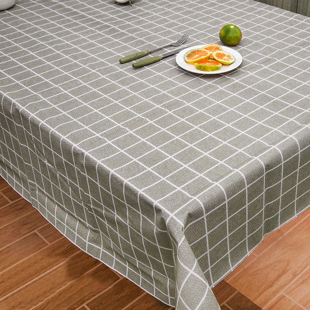 Rectangle Wipe Clean Party Tablecloth Cover