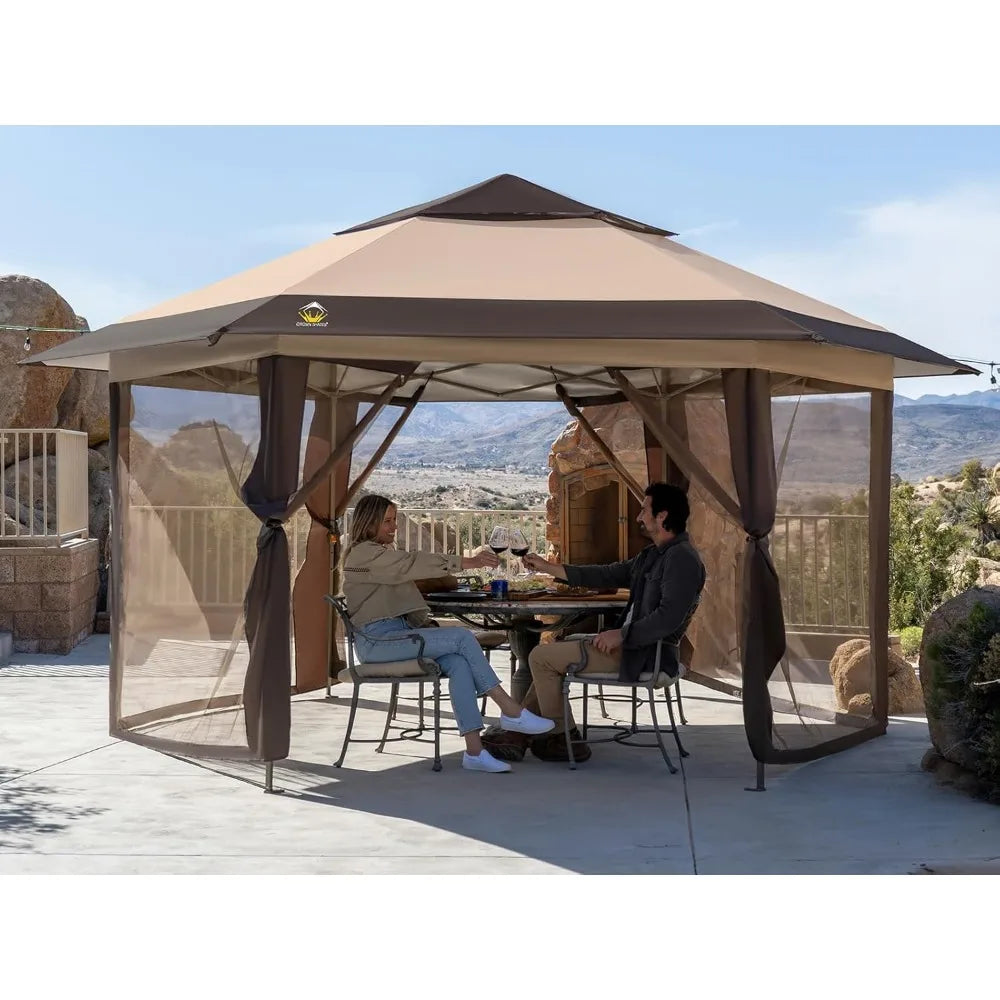 16x16 Pop up Gazebo with Mosquito Nettings