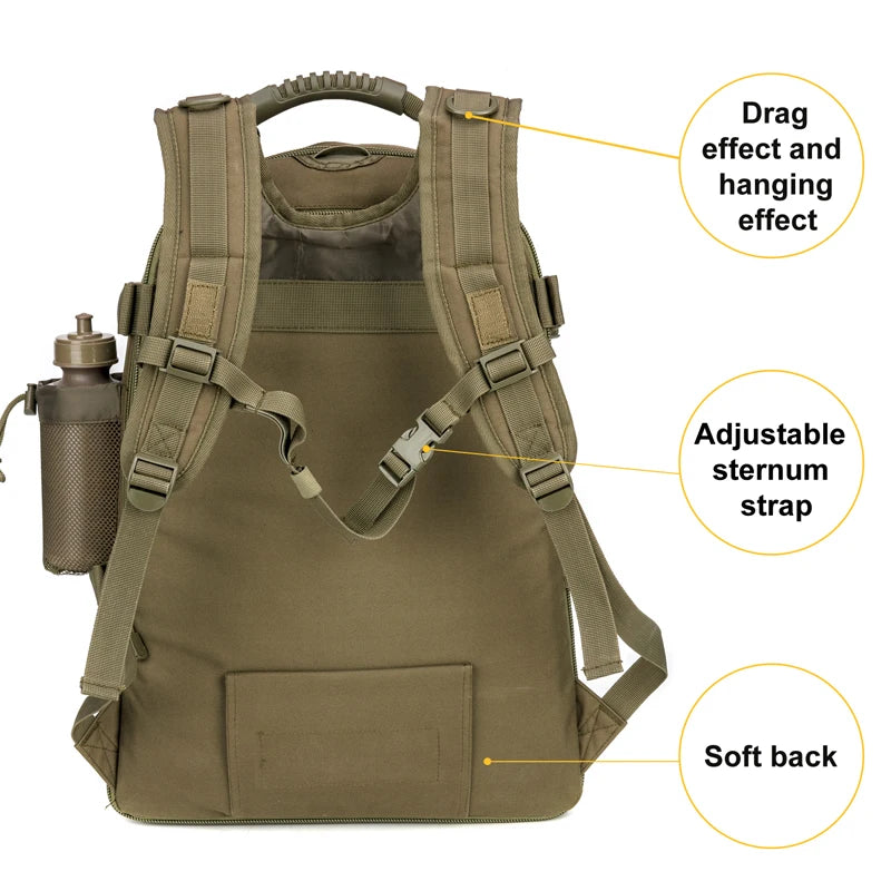 65L Large Capacity Military Army Tactical Bag