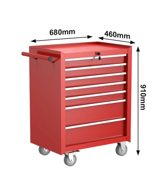 High Quality Workshop Heavy Duty 6 Drawers Steel Tool Chest