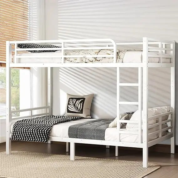 Twin XL Over Twin XL Bunk Bed Frame for Adults/Teens