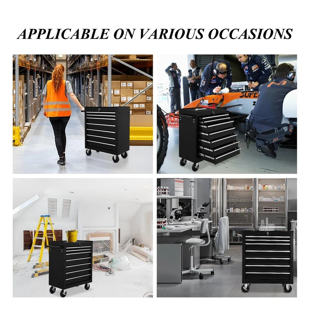 5-Drawer Portable steel toolbox Organizer