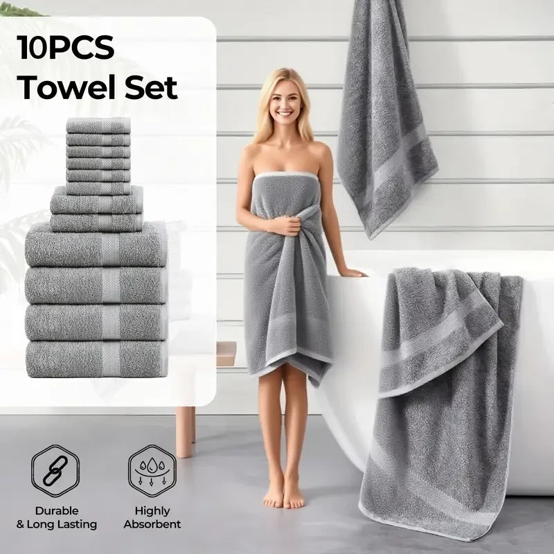 Super Soft Quick-Dry Highly Absorbent Bath Towels set