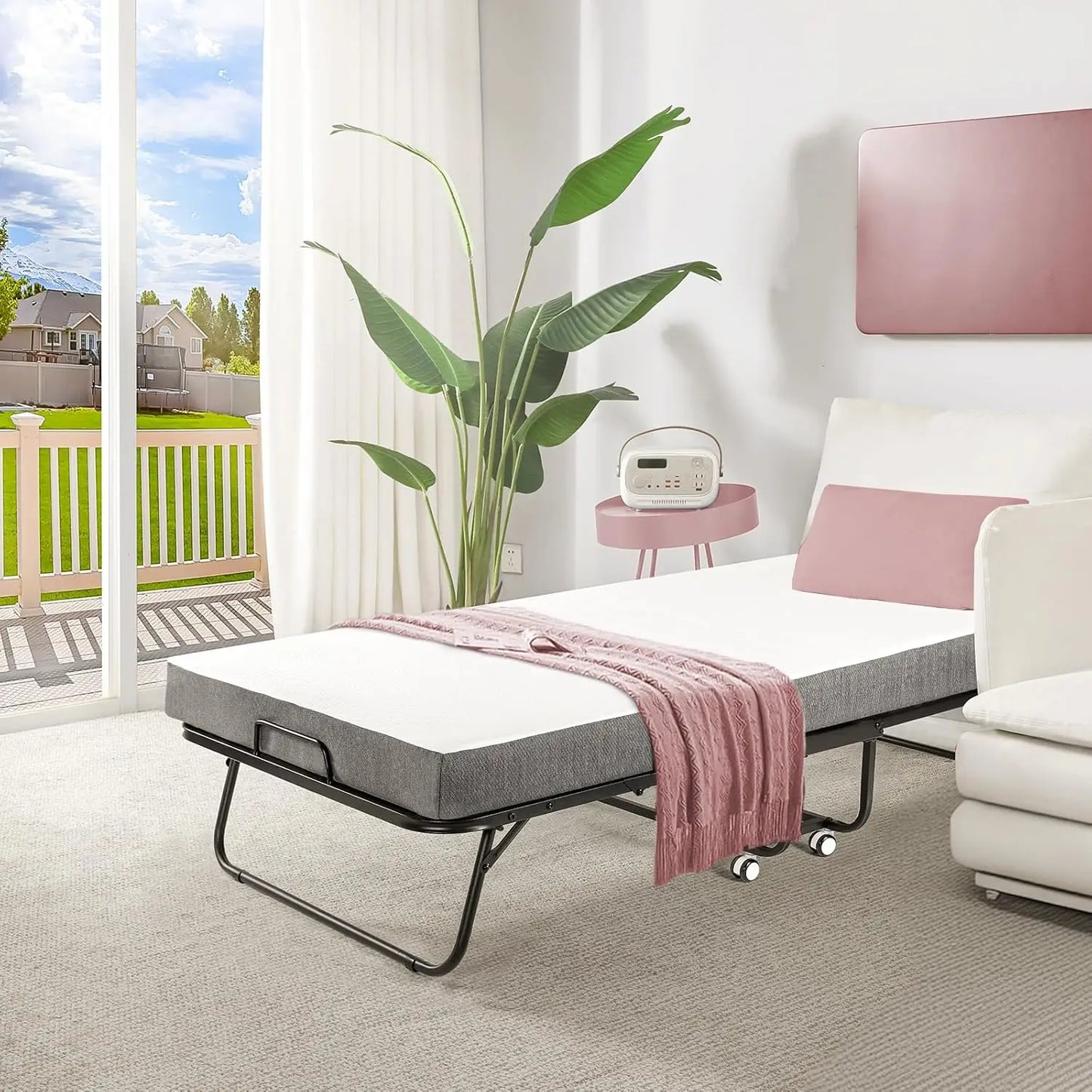 Rollaway Folding Bed with Mattress