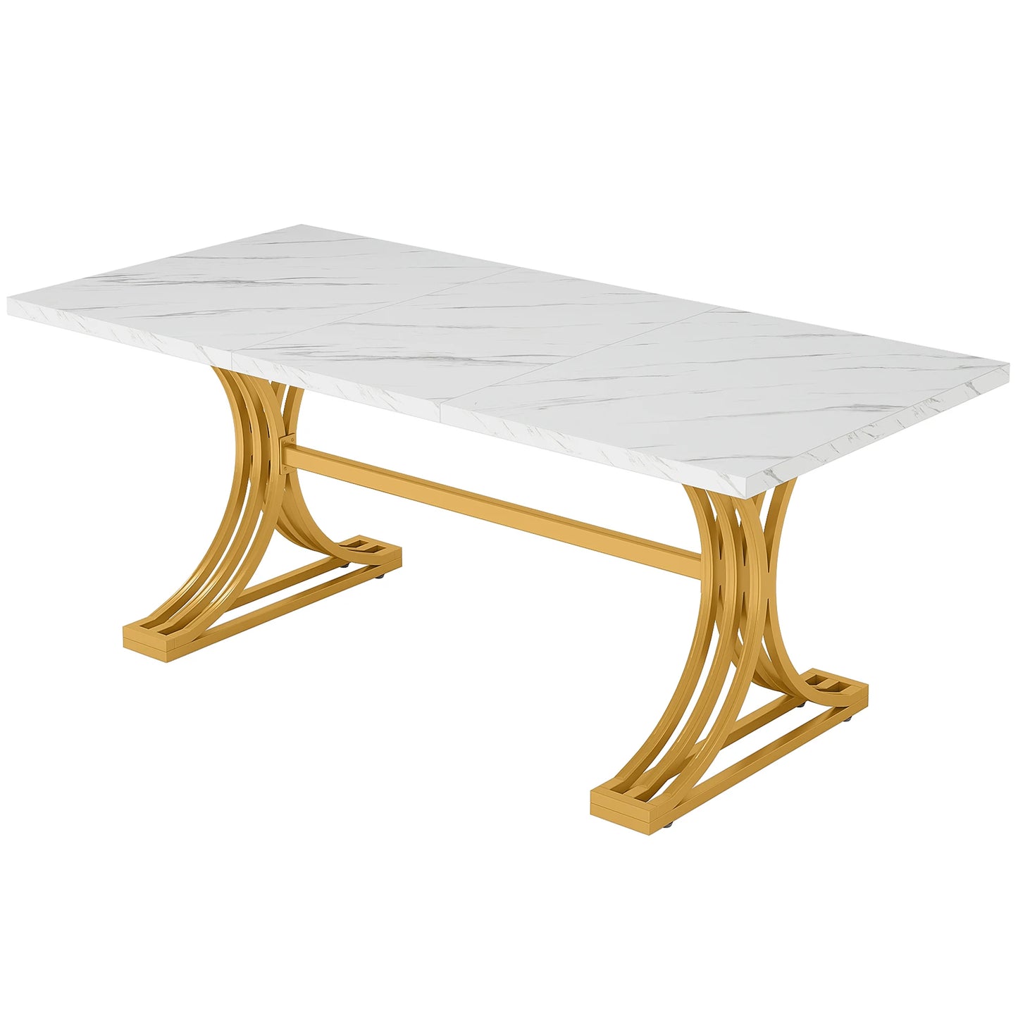 63-Inch Rectangular Dining Table for 4 to 6 people