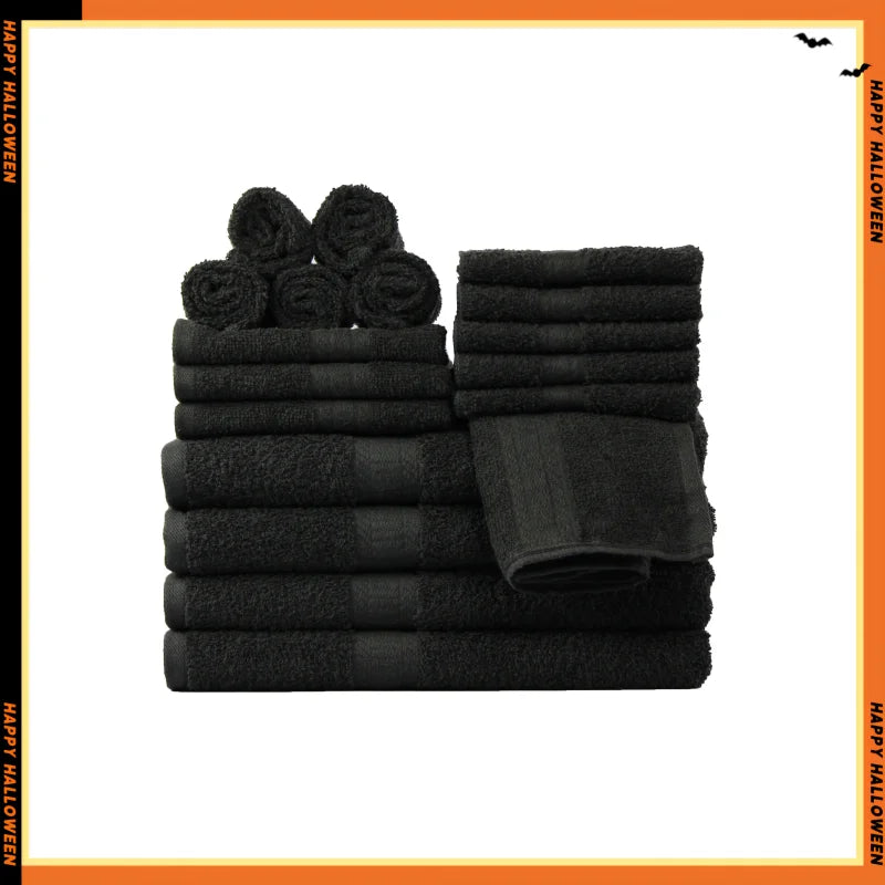 18 Piece 100% Cotton Towel Set