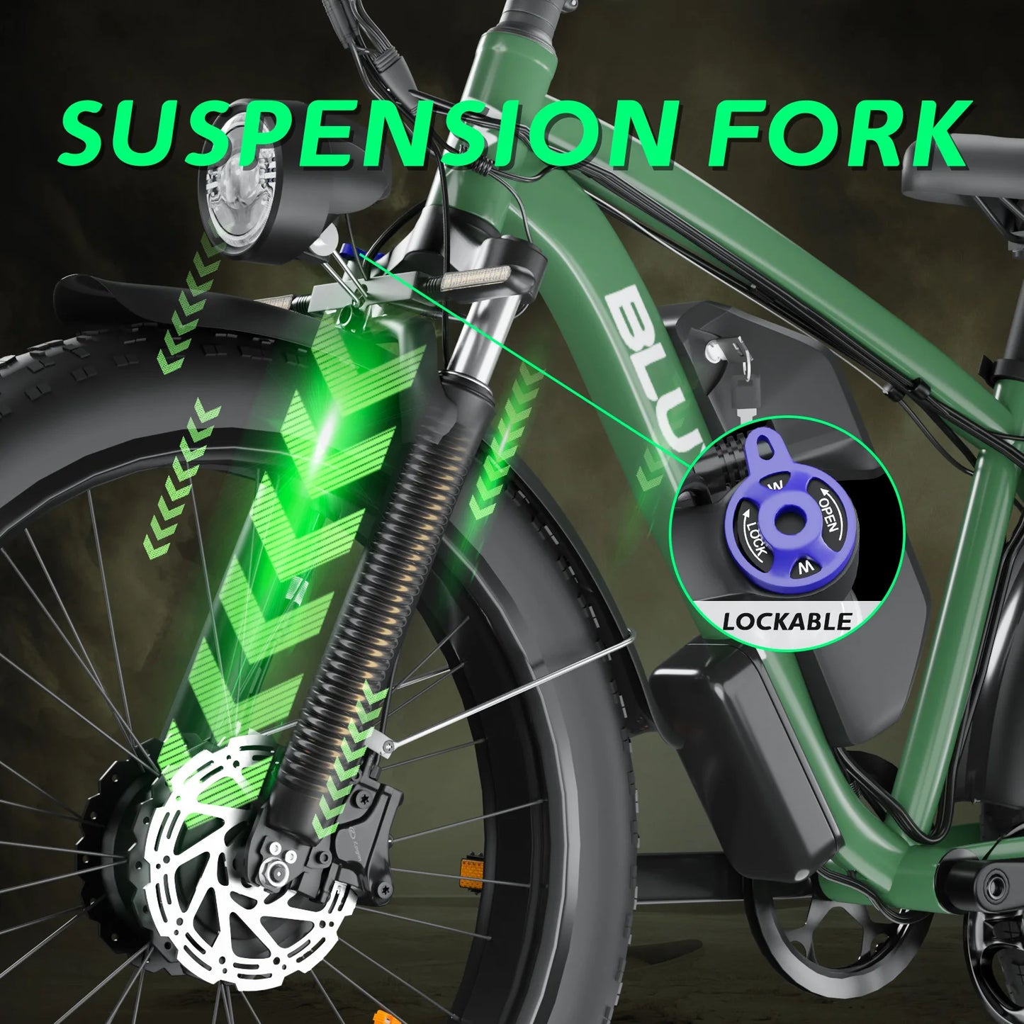 35 MPH High Speed, Electric Bike for All-Terrain